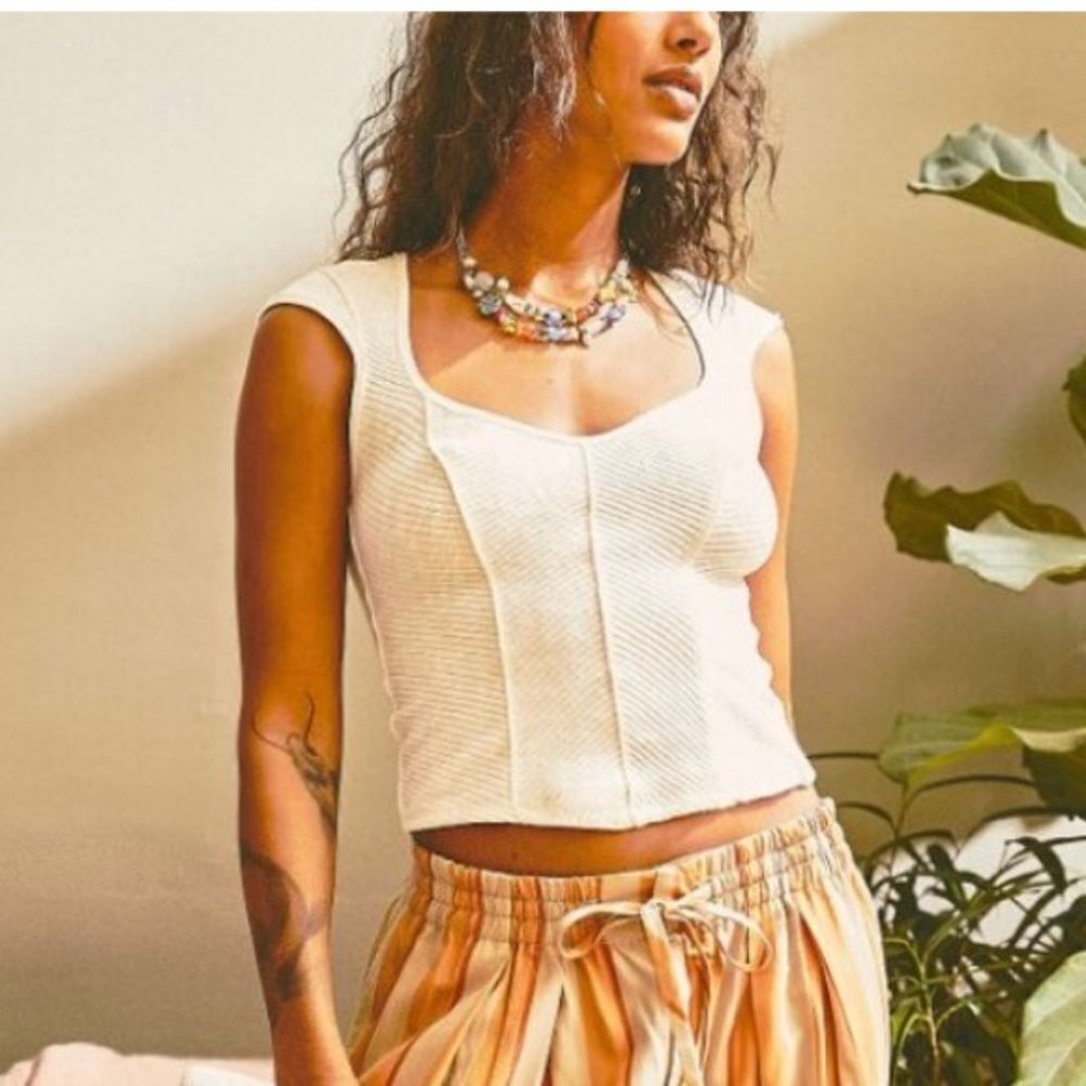 Free People Boss Babe Tank / Optic White